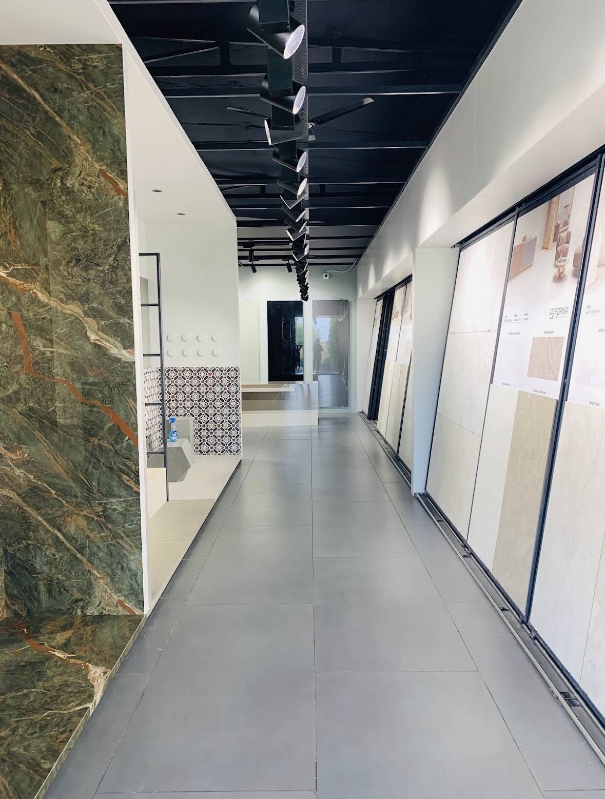 Stoneworks collection at Vardhaman Sales — Porcelain · Large format